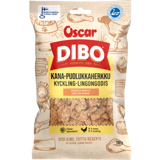 Koiranherkku Dibo 100 g kana-puolukkaherkku