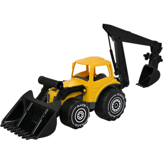 Kauhatraktori ja kaivuri Plasto 70 cm, keltainen