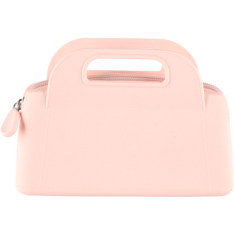 Kosmetiikkalaukku Mineas silikoninen vaaleanpunainen