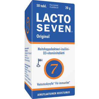 Lacto Seven 50 kpl maitohappobakteeri + inuliini
