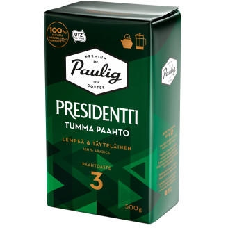 Pesidentti 500 g Tumma Paahto PJ