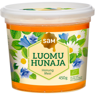 Luomuhunaja Sam 450 g