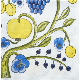 Lautasliina Havi-Kuovi 24 cm Tarha sinikeltainen