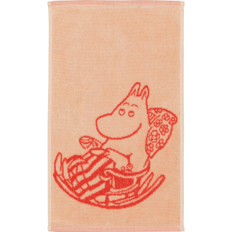 Käsipyyhe Moomin 30 x 50 cm Muumimamma persikka