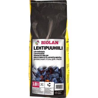 Lehtipuuhiili Biolan Grillisti 18 L