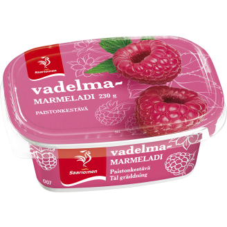 Vadelmamarmeladi Saarioinen 230 g