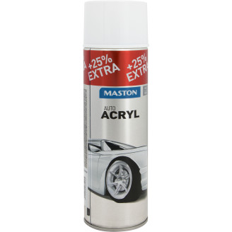 Spraymaali AutoACRYL 500 ml, kiiltävä valkoinen
