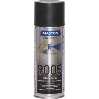 Spraymaali RAL9005 400 ml, musta silkinhohto
