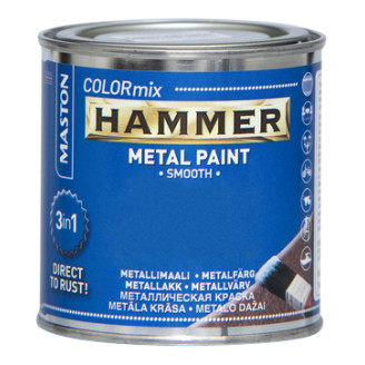 Metallimaali 250ml hopea sileä