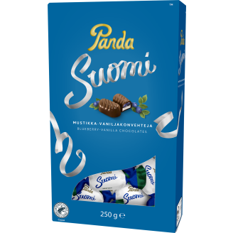 Suomi 250 g mustikka-vaniljakonvehti
