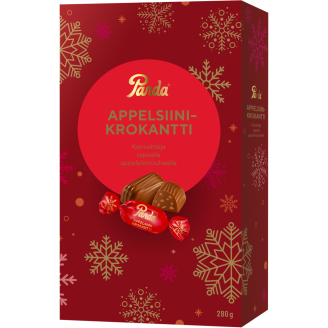 Suklaakonvehti Panda 280 g appelsiinikrokantti