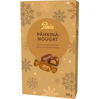 Suklaakonvehti Panda 280 g pähkinä-nougat