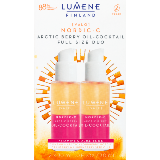 Vitamiini-tehohoito Lumene VALO 2 x 30 ml ravitseva tuplapakkaus