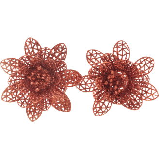 Filigraanikukka Weiste 2 kpl 10 cm klipsi