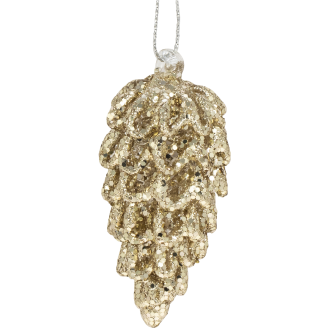 Lasikäpy Weiste 6 cm kimalle