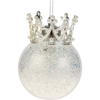 Lasipallo Weiste 8 x 11 cm kruunu irisoiva