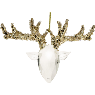 Lasikristalliporo Weiste 8 x 11 cm kimalle