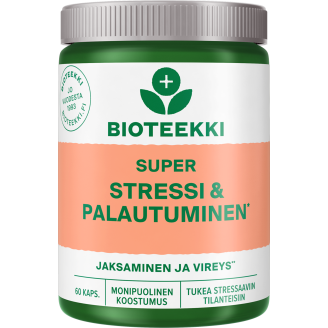 Stressi ja palautuminen Bioteekki 60 kpl Super