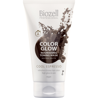 Sävytenaamio Biozell 150 ml Color Glow, Cool Espresso