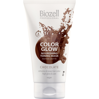 Sävytenaamio Biozell 150 ml Color Glow, Chocolate