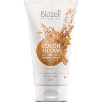 Sävytenaamio Biozell 150 ml Color Glow, Caramel