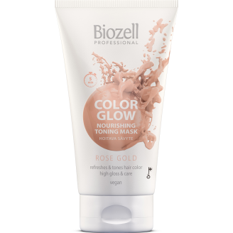 Sävytenaamio Biozell 150 ml Color Glow, Rose Gold