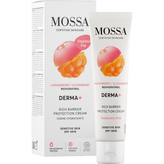 Kasvovoide Mossa 60 ml DERMA+ Rich Barrier Protection