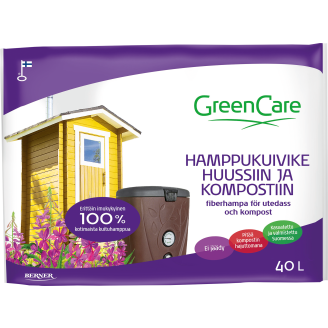 Hamppukuivike GreenCare 40 l huussiin ja kompostiin