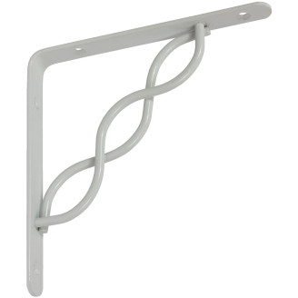 Hyllynkannatin Alman 170 x 170 mm valkoinen