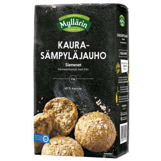 Kaurasämpyläjauho Myllärin 2 kg Siemenet