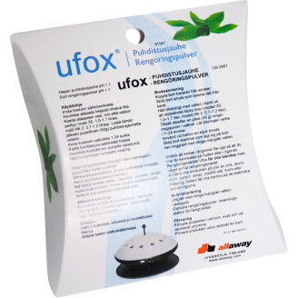 Puhdistusjauhe Ufox 2 x 50 g ilmankostutin