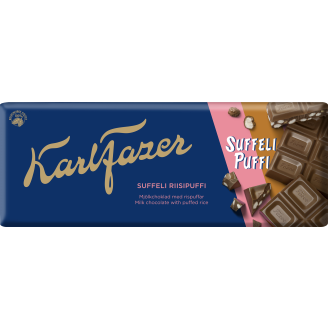 Suklaalevy Fazer 185 g Suffeli riisipuffi