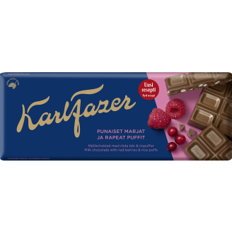 Suklaalevy Fazer 180 g punaiset marjat
