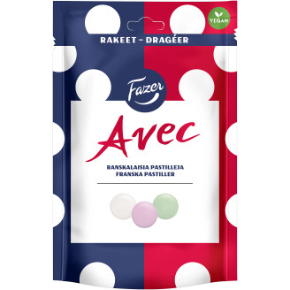 Avec Fazer 175 g raskalaisia pastilleja