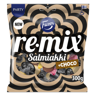 Remix Fazer 300 g salmiakki +choco
