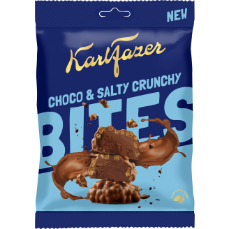 Crunchy Bites Karl Fazer 94 g Choco & Salty