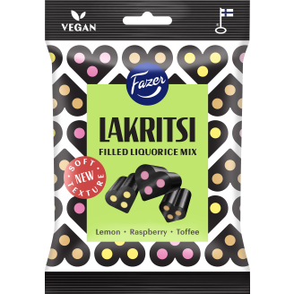 Lakritsi Fazer 140 g Filled Liquorice Mix