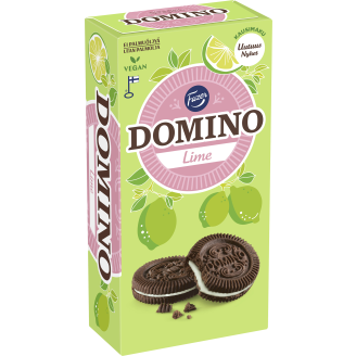 Domino-keksi Fazer 350 g Lime