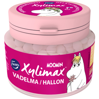 Pastilli Fazer 90 g Xylimax Moomin vadelma
