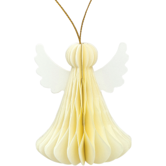 Paperienkeli Kotikulta 2 kpl 7 cm luonnonvalkoinen