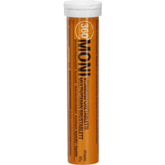 Monivitamiiniporetabletti Arki 360° 20 kpl