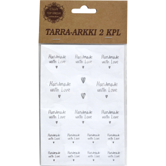 Tarra-arkki Iisi 2 kpl Handmade with Love