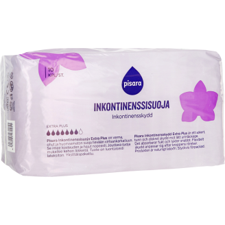 Inkontinenssisuoja Pisara 10 kpl Extra Plus