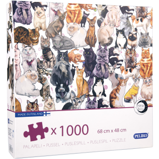 Palapeli Peliko 1000 palaa kissat