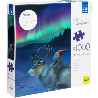 Palapeli Peliko 1000 palaa Daniel Falck revontulet