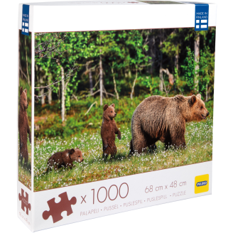 Palapeli Peliko 1000 palaa karhuperhe