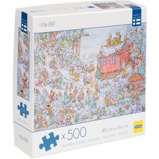 Palapeli Peliko 500 palaa Oskar Eklöf talvi