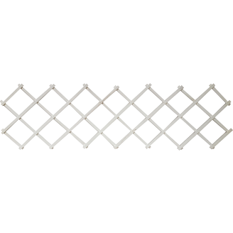 Köynnössäleikkö 0,5 x 1,7 m valkoinen