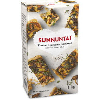 Tumma gluteeniton jauhoseos 1 kg