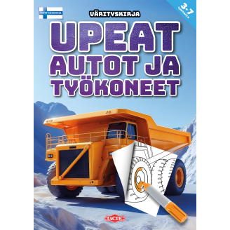 Värityskirja Tactic Upeat autot ja työkoneet